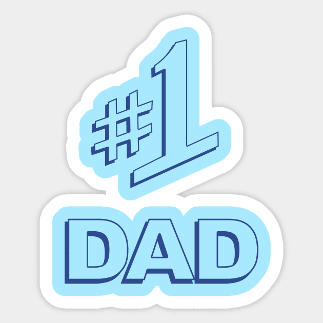 #1 Dad Sticker by FDNY